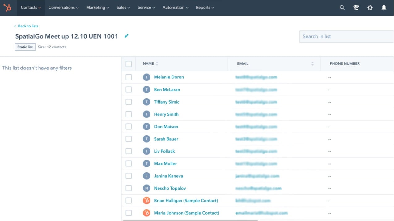 SpatialGo HubSpot Integration Connect Them Today
